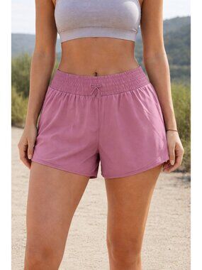 All in Motion size XL Woven High-Rise Shorts 3" Mauve Pink NEW